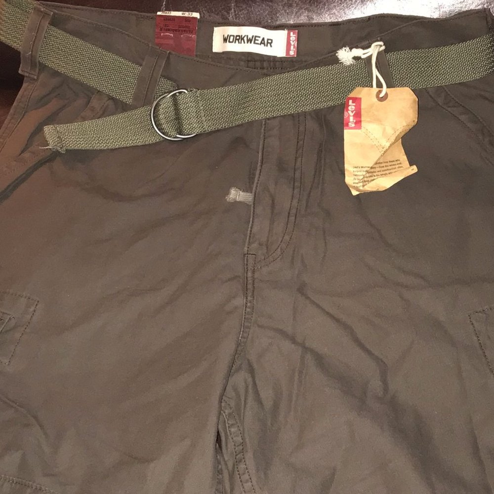 Levi Workwear 33W with Belt